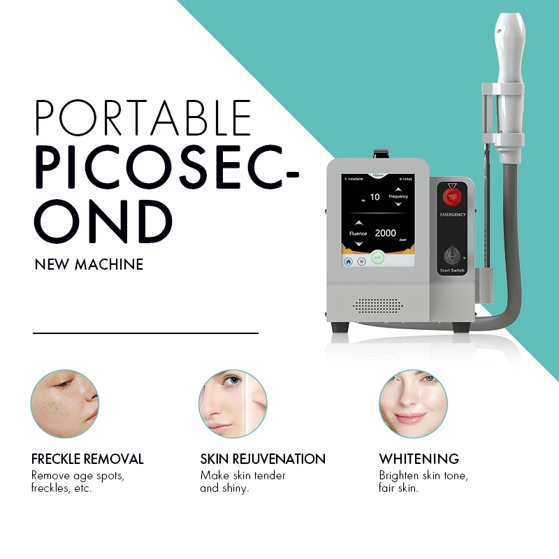 Portable Q-Switch Nd:YAG Laser Tattoo & Eyebrow Removal Machine (MNLT-T05)