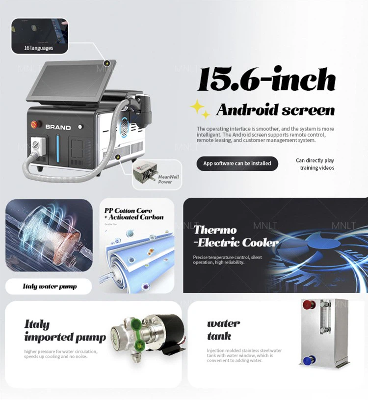 Professional-Grade Diode Laser Hair Removal Machine